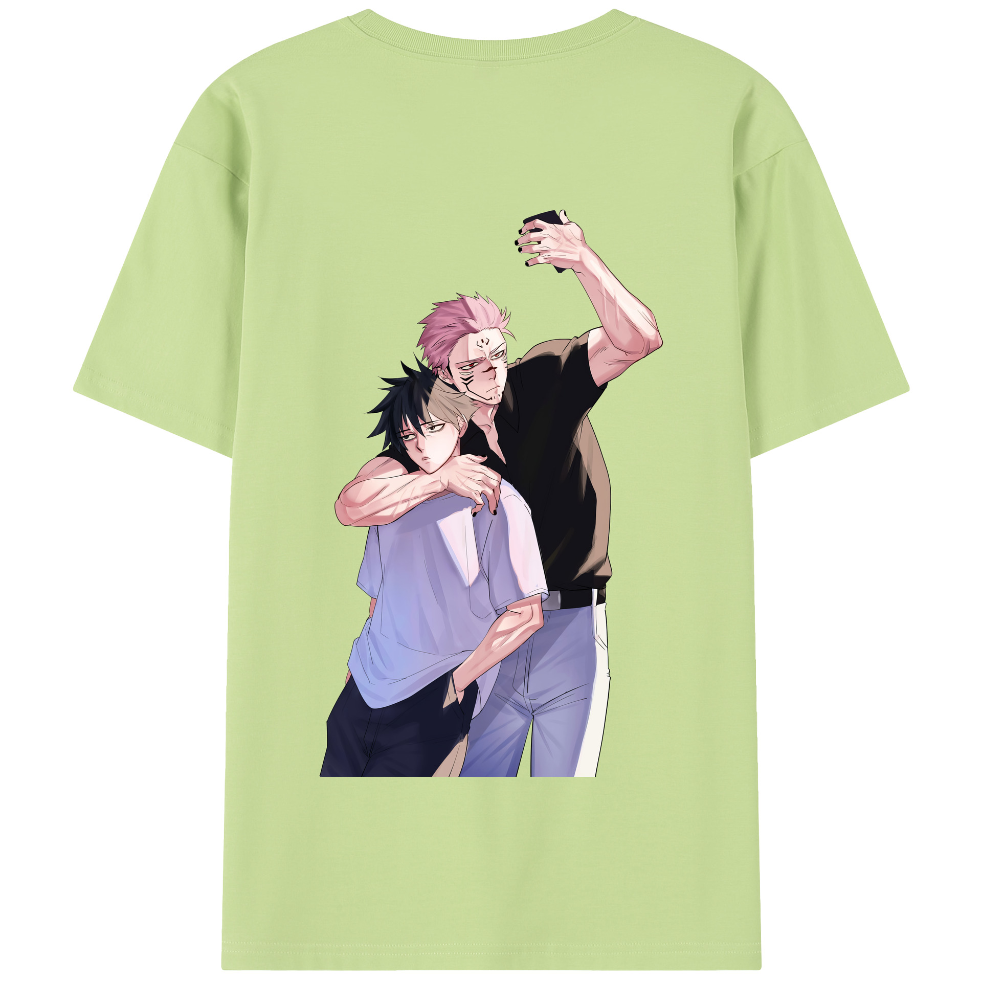 （画像用） 呪術廻戦 Jujutsu Kaisen 綿100％半袖Tシャツ（背面プリント）